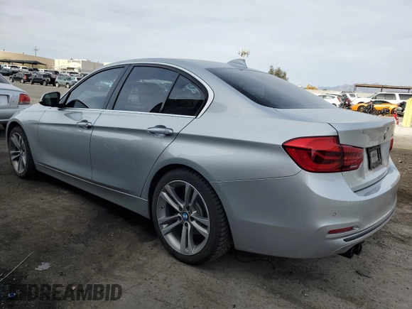 2017 BMW 3 Series 330i with VIN WBA8B9C56HK884452, listed as a Copart auction lot 52417725 with 33,007 mi miles and Salvage Title. Bid and sale history available at carsss.com. Image 2.