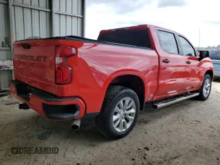 2020 Chevrolet Silverado 1500 Custom with VIN 3GCPWBEH5LG184312, listed as a Copart auction lot 47533745 with 82,003 mi miles and Salvage Title. Bid and sale history available at carsss.com. Image 3.