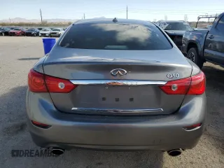 2015 Infiniti Q50 Premium with VIN JN1BV7AP0FM342695, listed as a Copart auction lot 50739825 with 96,921 mi miles and Salvage Title. Bid and sale history available at carsss.com. Image 6.