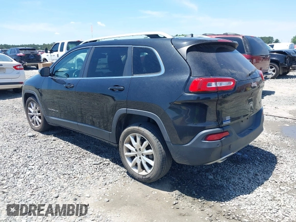2016 Jeep Cherokee Limited with VIN 1C4PJLDB9GW320207, listed as a IAAI auction lot 42350707 with 90,936 mi miles and . Bid and sale history available at DreamBid. Image 3.
