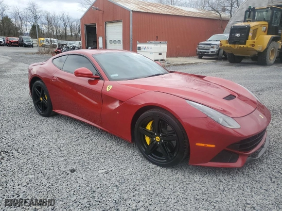 2013 Ferrari F12berlinetta with VIN ZFF74UFA7D0193622, listed as a Copart auction lot 51904615 with 0 mi miles and Salvage Title. Bid and sale history available at carsss.com. Image 4.