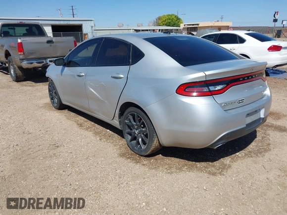 2013 Dodge Dart SXT with VIN 1C3CDFBA5DD156953, listed as a IAAI auction lot 41967277 with 180,945 mi miles. Bid and sale history available at carsss.com. Image 3.