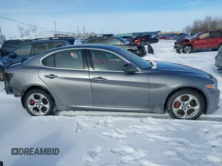 2019 Alfa Romeo Giulia with VIN ZARFANAN6K7601511, listed as a IAAI auction lot 41440169 with 53,104 mi miles. Bid and sale history available at carsss.com. Image 13.