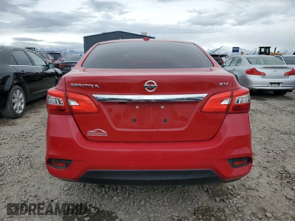 2018 Nissan Sentra SV with VIN 3N1AB7APXJL663246, listed as a Copart auction lot 47737365 with 0 mi miles and Salvage Title. Bid and sale history available at carsss.com. Image 6.