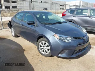 2016 Toyota Corolla L with VIN 5YFBURHE1GP411067, listed as a IAAI auction lot 42556985 with 41,672 mi miles and . Bid and sale history available at DreamBid. Image 1.