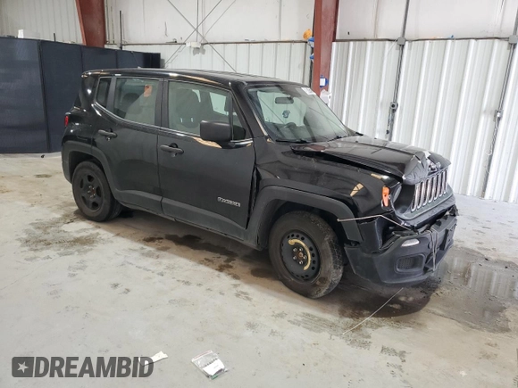2017 Jeep Renegade Sport with VIN ZACCJAAB9HPF80399, listed as a Copart auction lot 50974275 with 98,339 mi miles and Clean Title. Bid and sale history available at DreamBid. Image 4.