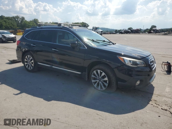 2017 Subaru Outback Touring with VIN 4S4BSETC4H3395571, listed as a Copart auction lot 61763875 with 93,646 mi miles and Salvage title. Bid and sale history available at DreamBid. Image 4.