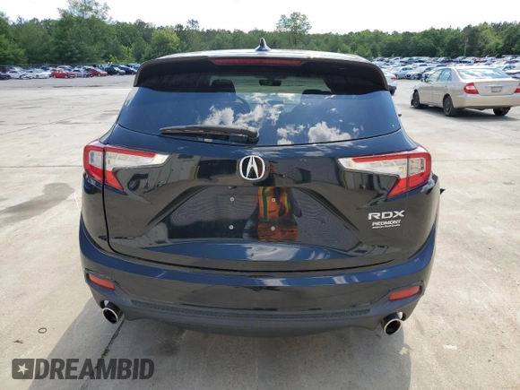 2021 Acura RDX with VIN 5J8TC1H32ML007501, listed as a Copart auction lot 54759135 with 62,663 mi miles and Salvage title. Bid and sale history available at DreamBid. Image 6.
