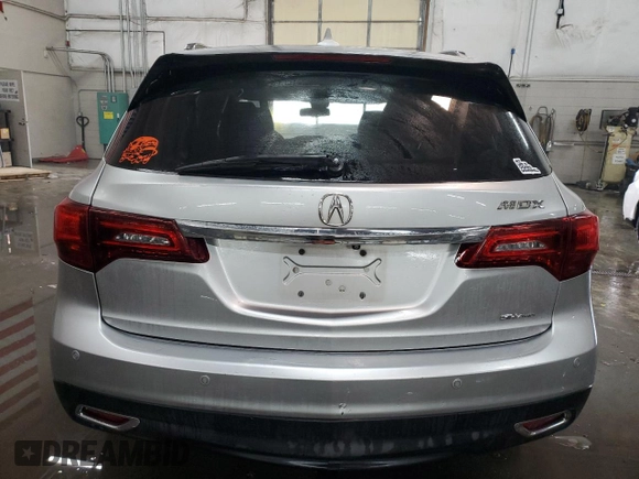 2015 Acura MDX Advance/Entertainment Pkg with VIN 5FRYD4H83FB025959, listed as a Copart auction lot 44531155 with 168,378 mi miles and Salvage Title. Bid and sale history available at carsss.com. Image 6.