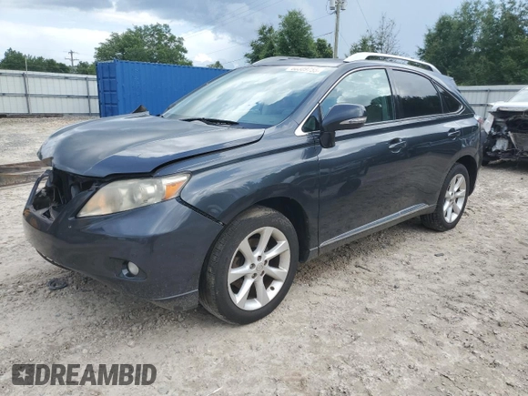 2011 Lexus RX 350 with VIN 2T2ZK1BA7BC048094, listed as a Copart auction lot 60309755 with 184,374 mi miles and Salvage title. Bid and sale history available at DreamBid. Image 1.