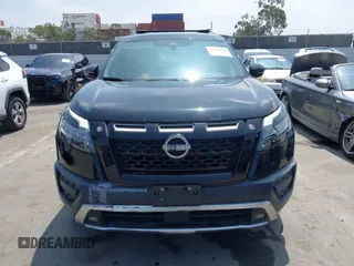 2023 Nissan Pathfinder Rock Creek with VIN 5N1DR3BD6PC258228, listed as a IAAI auction lot 42494821 with 33,928 mi miles and . Bid and sale history available at DreamBid. Image 12.