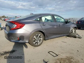 2017 Honda Civic Sedan EX with VIN 19XFC2F75HE231027, listed as a Copart auction lot 43840185 with 47,561 mi miles and Salvage Title. Bid and sale history available at carsss.com. Image 3.