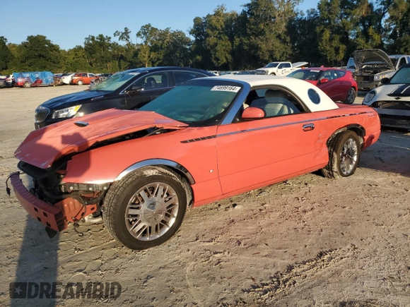 2003 Ford Thunderbird with VIN 1FAHP62A43Y105336, listed as a Copart auction lot 74699164 with Not Provided miles and Non Repairable. Bid and sale history available at DreamBid. Image 1.