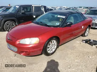 2003 Chrysler Sebring with VIN 1C3EL75T73N524783, listed as a Copart auction lot 76979584 with Not Provided miles and Non Repairable. Bid and sale history available at DreamBid. Image 1.