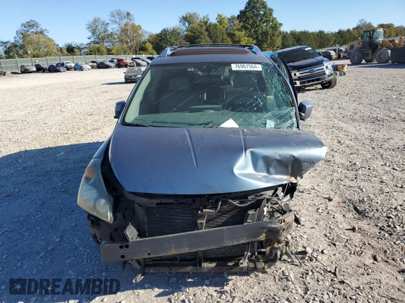 2008 Nissan Quest SL with VIN 5N1BV28U38N111276, listed as a Copart auction lot 76967564 with 0 mi miles and Salvage Title. Bid and sale history available at carsss.com. Image 5.