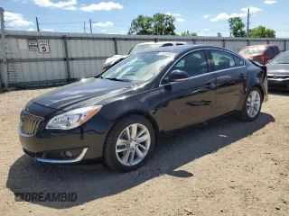 2016 Buick Regal Premium II z VIN 2G4GS5GX5G9165076, wystawiony jako Copart lot #65255605 z przebiegiem 39 595 mil mil oraz Czysty tytuł • Clean title. Historia ofert i sprzedaży dostępna na DreamBid. Obrazek 1.