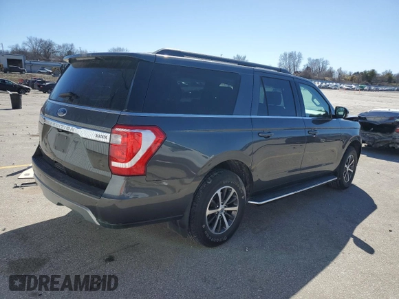2019 Ford Expedition Max XLT with VIN 1FMJK1JT4KEA44498, listed as a Copart auction lot 47100725 with 100,678 mi miles and Salvage Title. Bid and sale history available at DreamBid. Image 3.