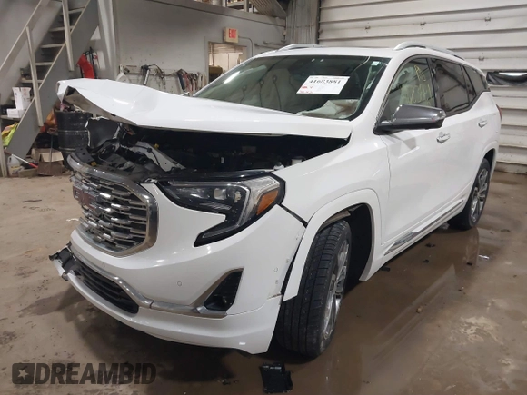 2019 GMC Terrain Denali with VIN 3GKALSEX5KL284619, listed as a IAAI auction lot 41683881 with 96,420 mi miles. Bid and sale history available at carsss.com. Image 17.