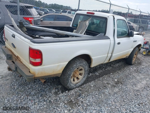2010 Ford Ranger XL with VIN 1FTKR1AD6APA68494, listed as a IAAI auction lot 41632050 with 187,072 mi miles. Bid and sale history available at carsss.com. Image 4.