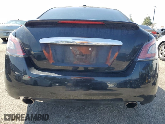 2012 Nissan Maxima S with VIN 1N4AA5AP5CC813742, listed as a Copart auction lot 55078565 with 173,442 mi miles and Salvage title. Bid and sale history available at DreamBid. Image 6.