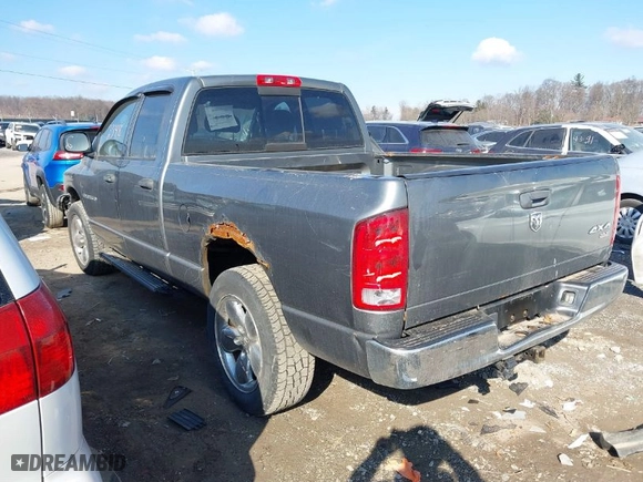 2005 Dodge Ram 1500 SLT with VIN 1D7HU18D75S359156, listed as a IAAI auction lot 41672348 with 148,548 mi miles. Bid and sale history available at carsss.com. Image 3.