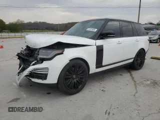 2020 Land Rover Range Rover HSE with VIN SALGS2RU5LA591525, listed as a Copart auction lot 52177365 with 52,280 mi miles and Salvage Title. Bid and sale history available at DreamBid. Image 1.