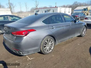 2017 Genesis G80 5.0L Ultimate with VIN KMHGN4JF6HU173239, listed as a IAAI auction lot 41431822 with 140,552 mi miles. Bid and sale history available at carsss.com. Image 4.