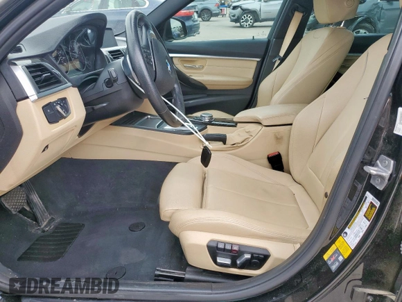 2017 BMW 3 Series 330e iPerformance with VIN WBA8E1C54HK895345, listed as a Copart auction lot 51351045 with 82,140 mi miles and Salvage Title. Bid and sale history available at carsss.com. Image 7.