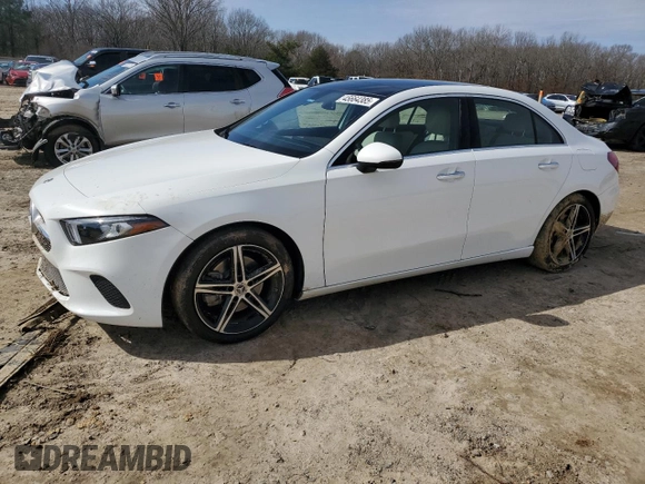 2022 Mercedes-Benz A 220 with VIN W1K3G4EB0NJ349774, listed as a Copart auction lot 45664385 with 18,779 mi miles and Salvage Title. Bid and sale history available at DreamBid. Image 1.