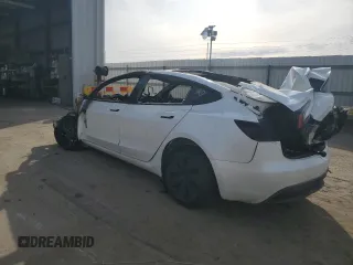 2024 Tesla Model 3 with VIN 5YJ3E1EA9RF858023, listed as a Copart auction lot 45086145 with 0 mi miles and Non Repairable. Bid and sale history available at carsss.com. Image 2.