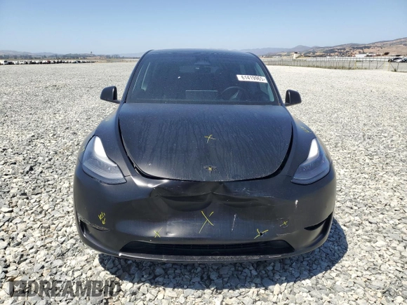 2022 Tesla Model Y Performance with VIN 7SAYGDEF8NF492954, listed as a Copart auction lot 61419965 with 24,885 mi miles and Salvage title. Bid and sale history available at DreamBid. Image 5.