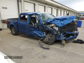 2018 Ford F-150 XL with VIN 1FTEW1E54JFE73767, listed as a Copart auction lot 55252775 with 65,755 mi miles and Salvage title. Bid and sale history available at DreamBid. Image 4.