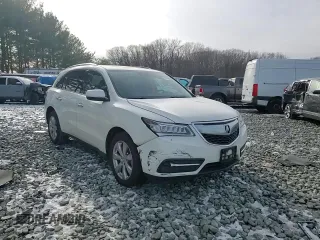 2016 Acura MDX w/Advance with VIN 5FRYD4H97GB043228, listed as a Copart auction lot 87448574 with 71,018 mi miles and Salvage Title. Bid and sale history available at carsss.com. Image 12.