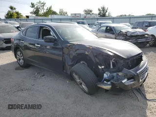 2012 Infiniti M with VIN JN1BY1AR5CM390629, listed as a Copart auction lot 65867354 with 182,780 mi miles and Salvage Title. Bid and sale history available at carsss.com. Image 4.