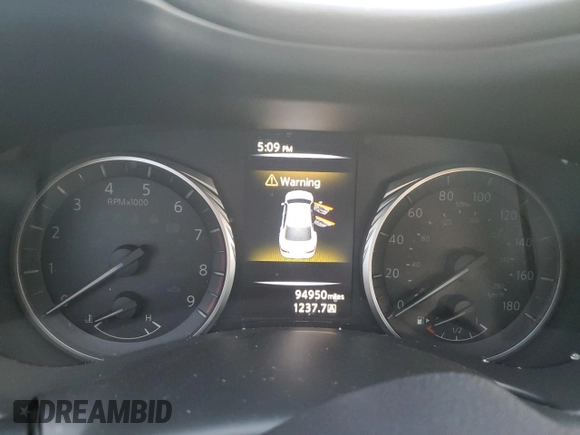 2019 Infiniti Q50 3.0t Signature Edition with VIN JN1EV7AP0KM515302, listed as a Copart auction lot 88925315 with 94,950 mi miles and Salvage Title. Bid and sale history available at carsss.com. Image 9.