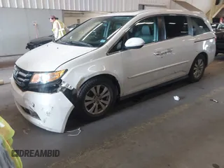 2014 Honda Odyssey EX-L with VIN 5FNRL5H60EB030841, listed as a IAAI auction lot 42271401 with 107,343 mi miles and . Bid and sale history available at DreamBid. Image 18.
