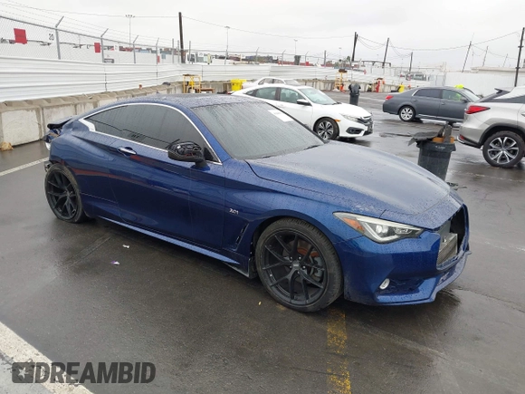 2017 Infiniti Q60 Premium with VIN JN1EV7EK9HM362667, listed as a IAAI auction lot 41888632 with 65,626 mi miles and . Bid and sale history available at DreamBid. Image 1.