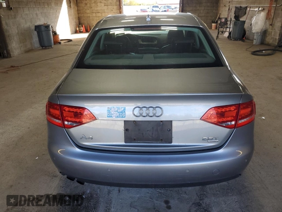 2010 Audi A4 2.0T Premium Plus with VIN WAUHFAFL6AN011496, listed as a Copart auction lot 75190904 with 0 mi miles and Salvage Title. Bid and sale history available at carsss.com. Image 6.