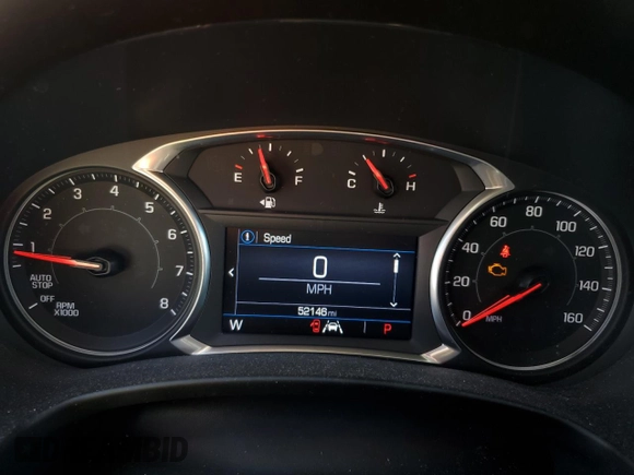 2020 GMC Terrain SLE with VIN 3GKALMEV6LL100977, listed as a Copart auction lot 47020365 with 52,146 mi miles and Salvage Title. Bid and sale history available at carsss.com. Image 9.