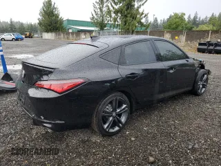 2024 Acura Integra w/A-Spec Technology Package with VIN 19UDE4H61RA019538, listed as a Copart auction lot 67418324 with 2,676 mi miles and Salvage Title. Bid and sale history available at carsss.com. Image 3.
