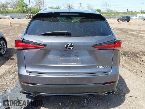 2019 Lexus NX with VIN JTJBARBZ0K2182616, listed as a IAAI auction lot 42097649 with 61,507 mi miles. Bid and sale history available at carsss.com. Image 17.