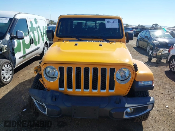 2021 Jeep Gladiator Overland z VIN 1C6HJTFG3ML552660, wystawiony jako IAAI lot #41636232 z przebiegiem 37 769 mil mil oraz . Historia ofert i sprzedaży dostępna na DreamBid. Obrazek 13.