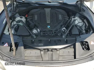 2013 BMW 7 Series 750Li with VIN WBAYE8C55DD133309, listed as a Copart auction lot 60656455 with 182,562 mi miles and Salvage title. Bid and sale history available at DreamBid. Image 11.
