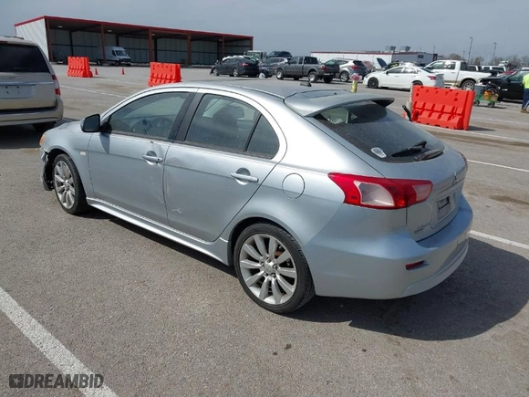 2010 Mitsubishi Lancer GTS with VIN JA32X8HWXAU010281, listed as a IAAI auction lot 41675417 with 101,502 mi miles. Bid and sale history available at carsss.com. Image 3.