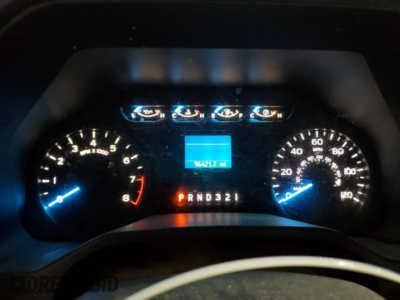 2016 Ford F-150 XL with VIN 1FTMF1C83GKE48979, listed as a Copart auction lot 47498725 with 96,421 mi miles and Salvage Title. Bid and sale history available at DreamBid. Image 9.