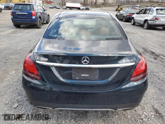 2019 Mercedes-Benz C 300 with VIN 55SWF8EB6KU292709, listed as a Copart auction lot 52103135 with 101,418 mi miles and Salvage Title. Bid and sale history available at DreamBid. Image 6.