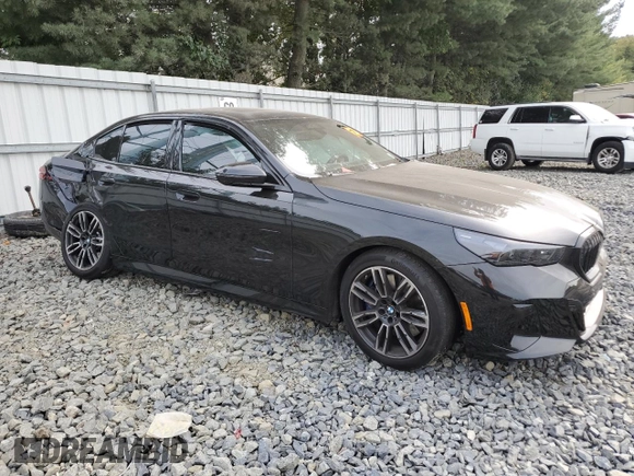 2024 BMW 5 Series 540i xDrive with VIN WBA63FJ0XRCR86553, listed as a Copart auction lot 71661834 with 0 mi miles and Salvage Title. Bid and sale history available at carsss.com. Image 4.