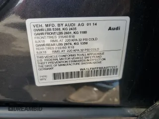 2014 Audi Q5 Premium Plus with VIN WA1LFAFPXEA077217, listed as a Copart auction lot 64427965 with 102,452 mi miles and Salvage title. Bid and sale history available at DreamBid. Image 13.