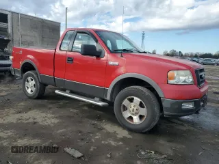2005 Ford F-150 XL with VIN 1FTRF14505NA21605, listed as a Copart auction lot 81748944 with 206,317 mi miles and Salvage title. Bid and sale history available at DreamBid. Image 4.