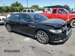 2017 Lincoln Continental Livery with VIN 1LN6L9HK5H5601586, listed as a Copart auction lot 63629144 with 91,068 mi miles and Salvage Title. Bid and sale history available at carsss.com. Image 4.